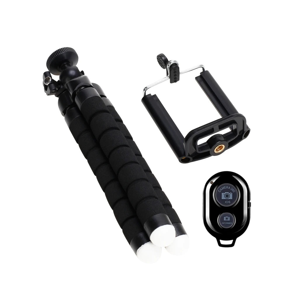 LUXE LINE Phone & Camera Tripod with Clip Holder