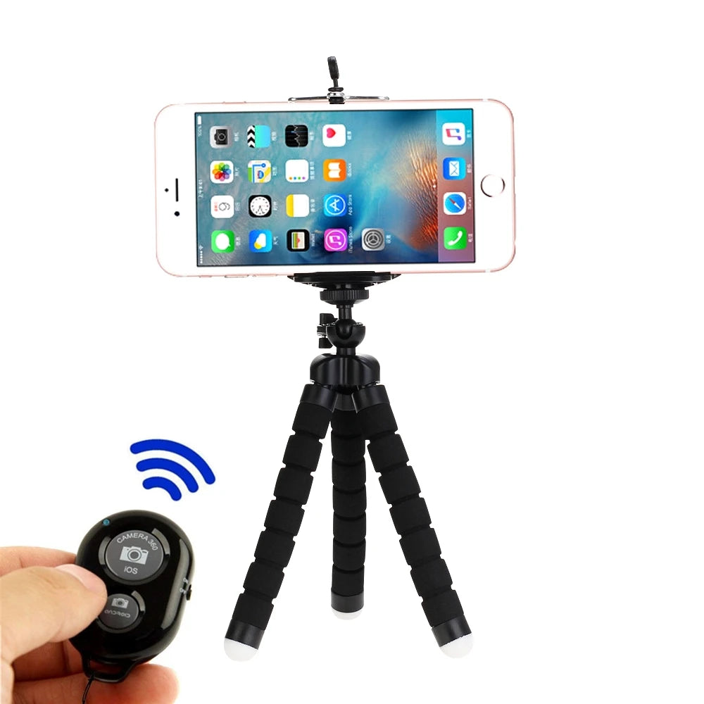 LUXE LINE Phone & Camera Tripod with Clip Holder