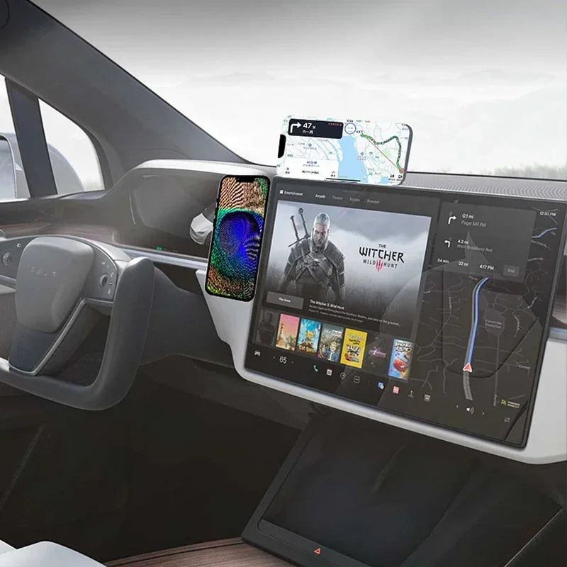 LUXE LINE Magnetic Laptop & Monitor Phone Holder Mount
