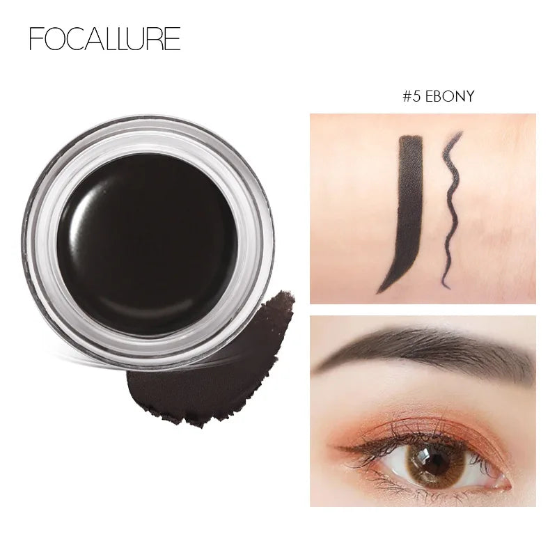 LUXE LINE Focallure Eyebrow Gel Cream — Waterproof Long-Lasting Brow Setter
