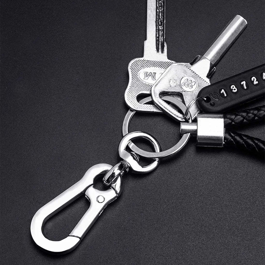 LUXE LINE DIY Number Plate Leather Keychain