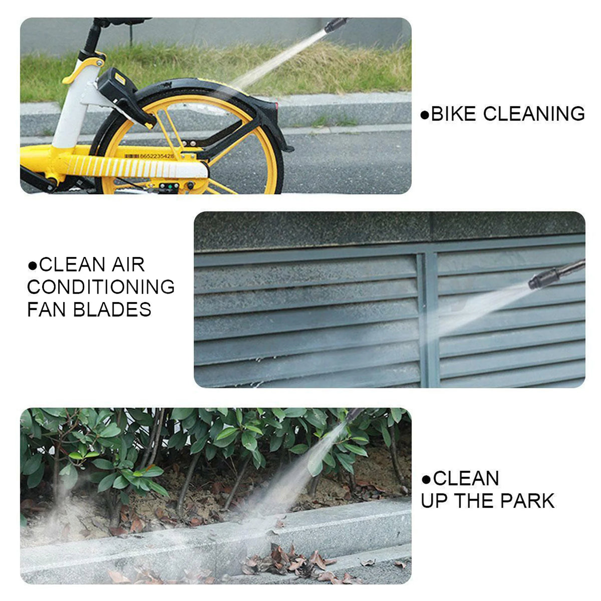 Cordless Electric Pressure Washer with Battery