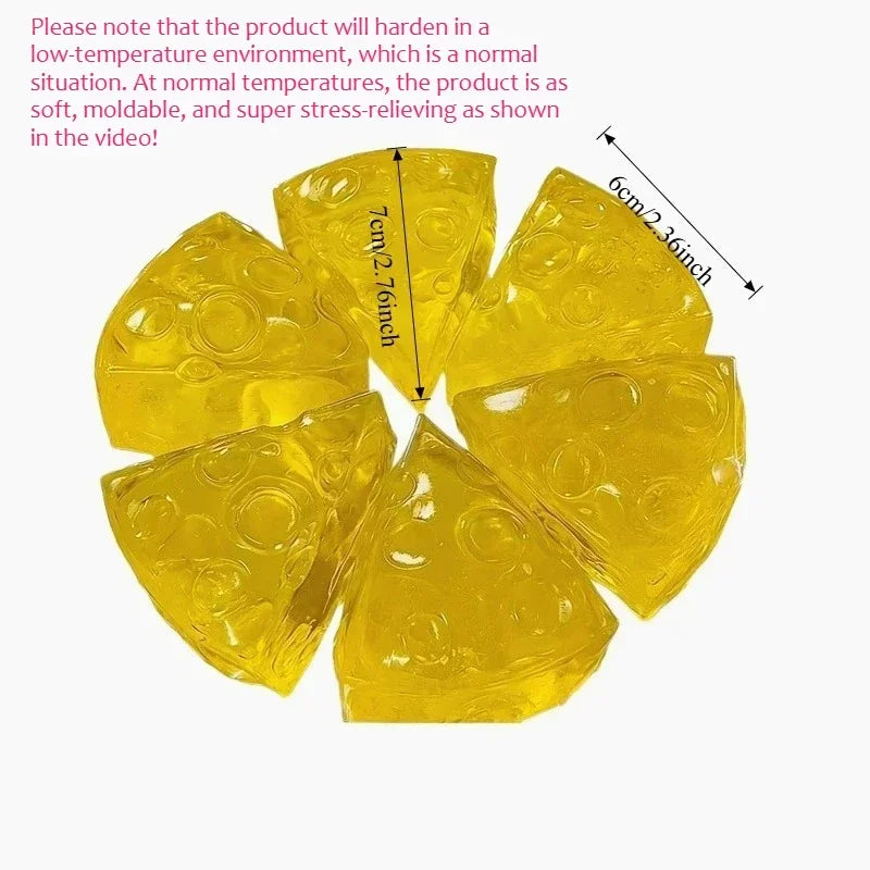 Mochi Cheese Squishy Fidget Toy
