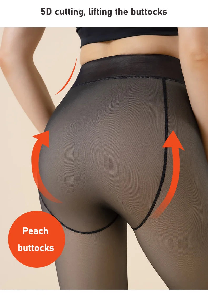 Thermal Fleece Pantyhose Tights