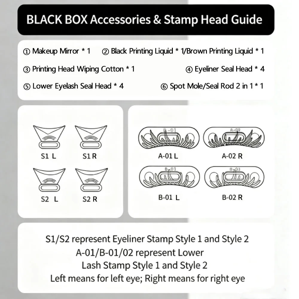 Eye Makeup Stamp Pen Set | Luxe Line
