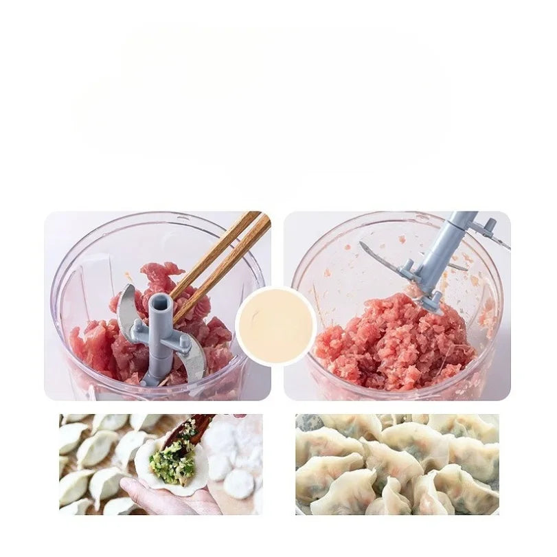 Manual Rope Vegetable Slicer & Food Processor