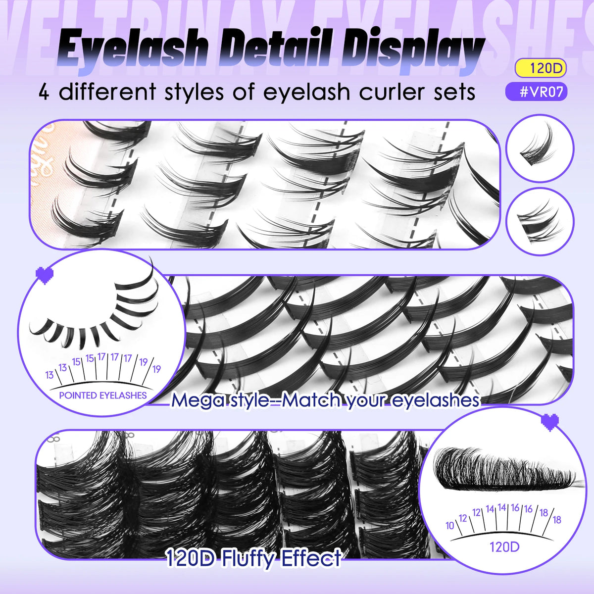 VELTRINAY Lashes Clusters | Luxe Line Shop
