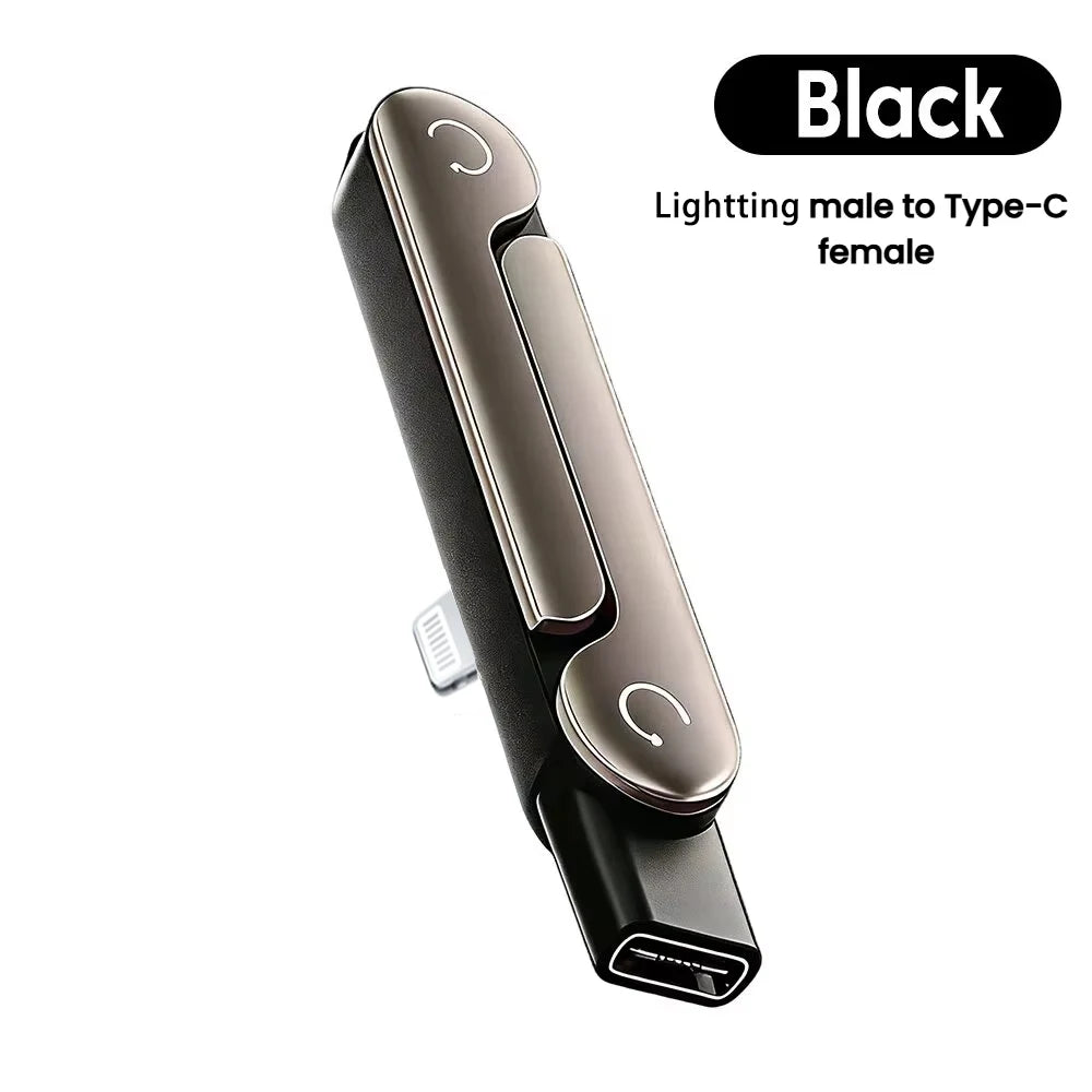 LUXE LINE 240W USB-C & Lightning Multi-Port Adapter with Stand
