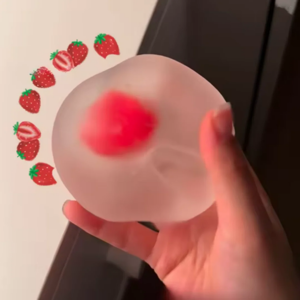 Strawberry Mochi Squeeze Toy