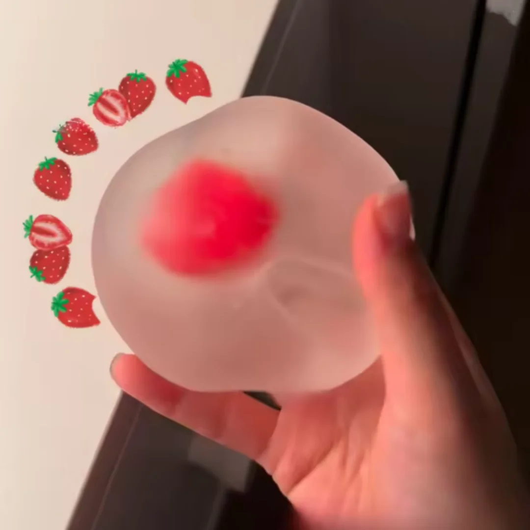 Strawberry Mochi Squeeze Toy