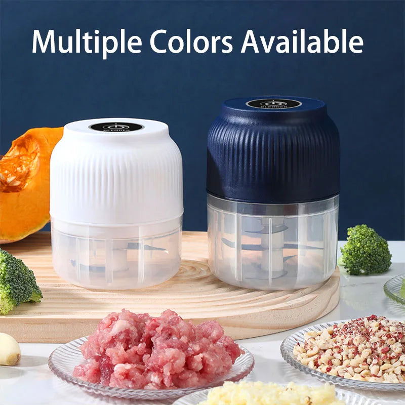 Mini USB Electric Garlic & Vegetable Chopper 250ml