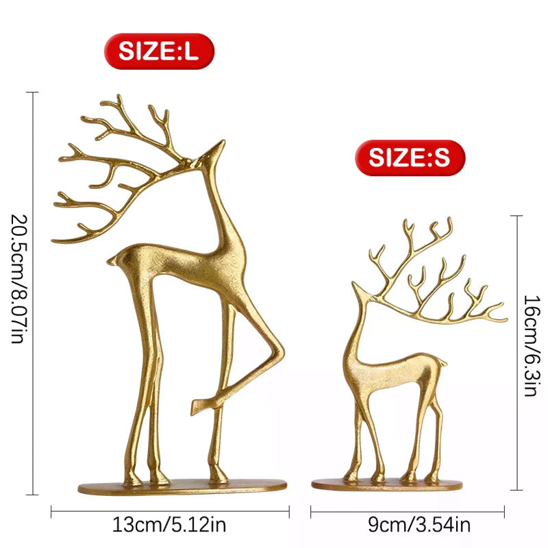 Reindeer Christmas Decor Figurine