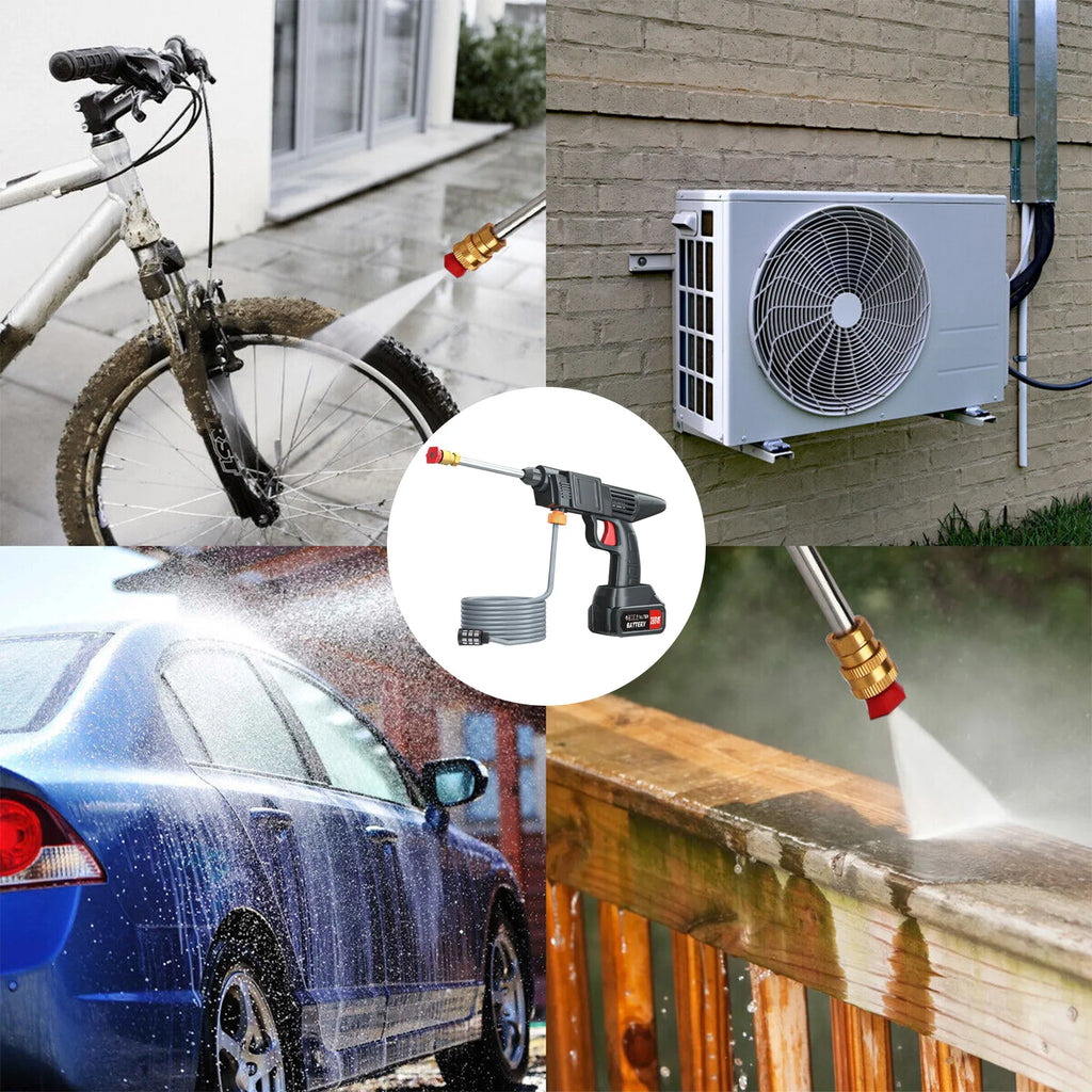 Cordless Electric Pressure Washer with Battery