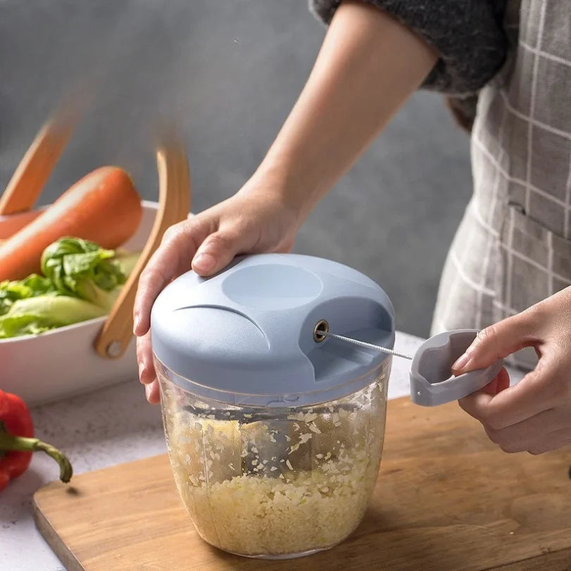Manual Rope Vegetable Slicer & Food Processor