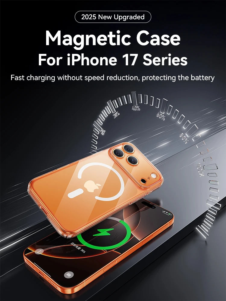 LUXE LINE Joyroom Magnetic Clear iPhone Case