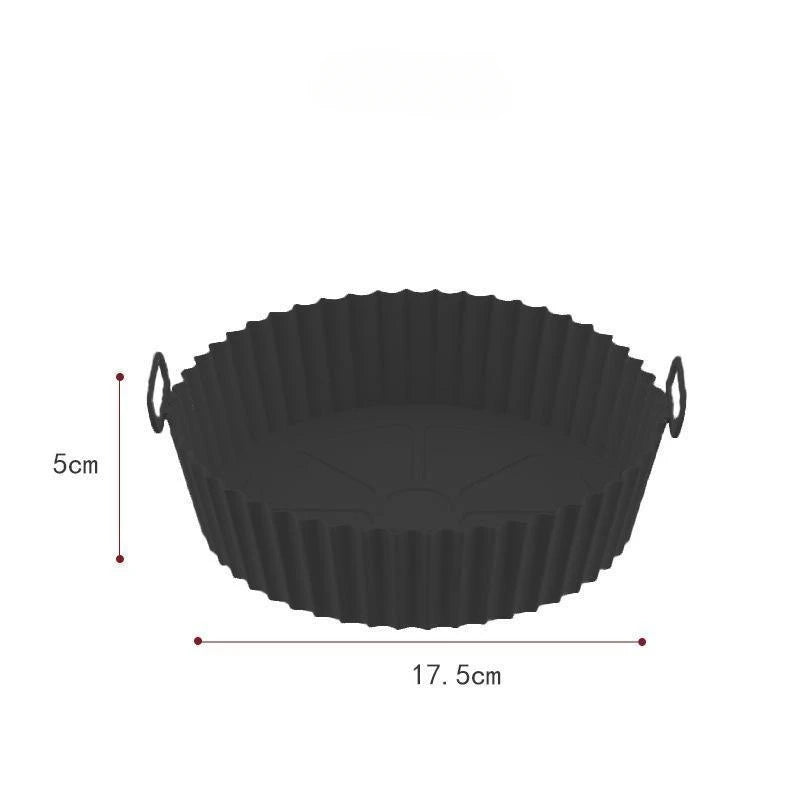 LUXE LINE Air Fryer Silicone Liner – Reusable Non-Stick Basket Pot