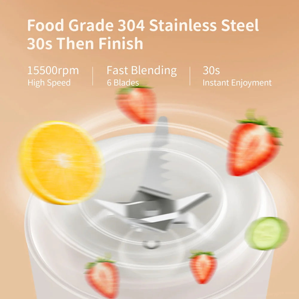 Electric Juicer Juice Cup Citrus Orange Lemon Squeezer USB Charging Kitchen Fruit Juicer Blender Fresh Separator Press Machine