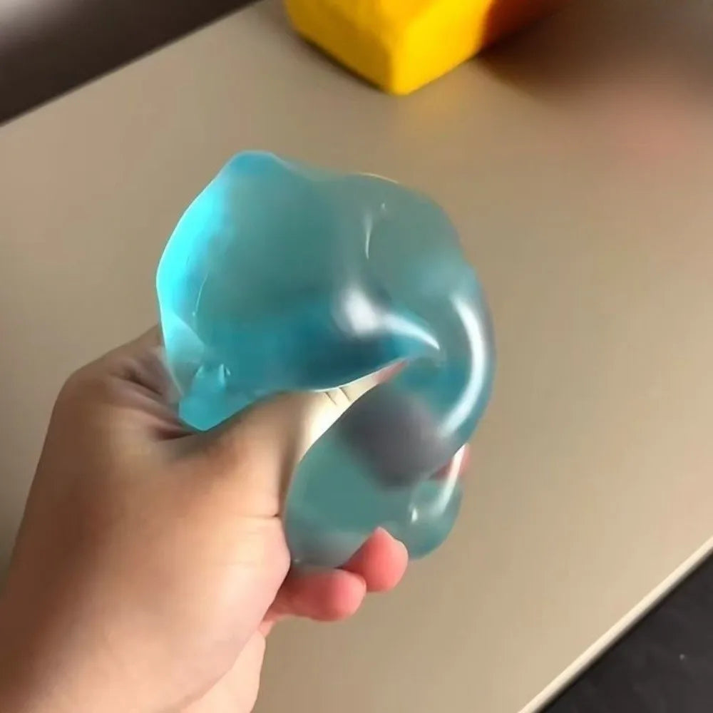 Blue Transparent Squishy Toys