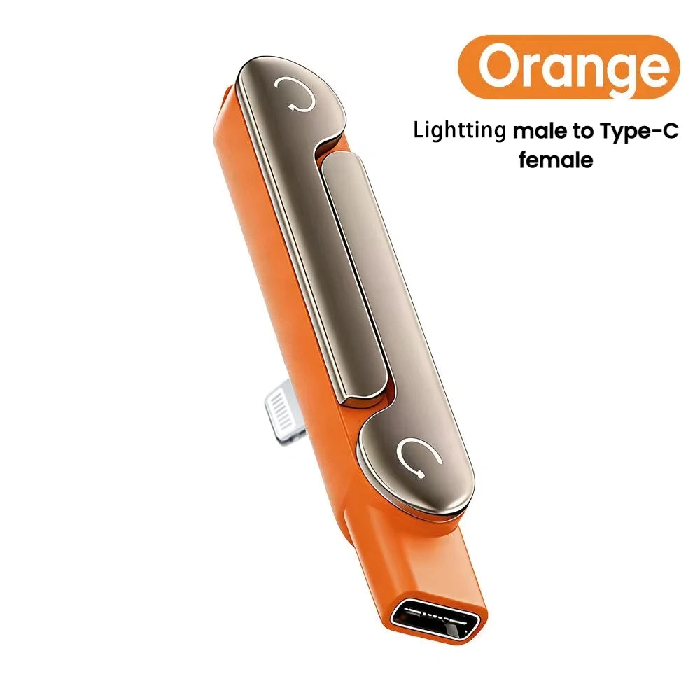 LUXE LINE 240W USB-C & Lightning Multi-Port Adapter with Stand