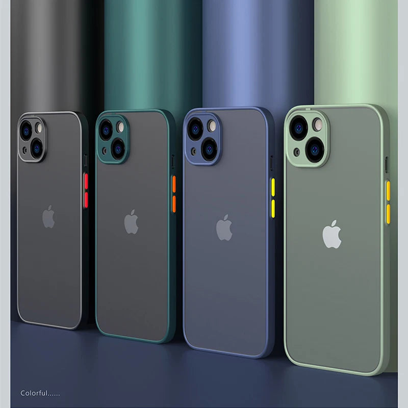LUXE LINE Armor Bumper Shockproof Silicone iPhone Case