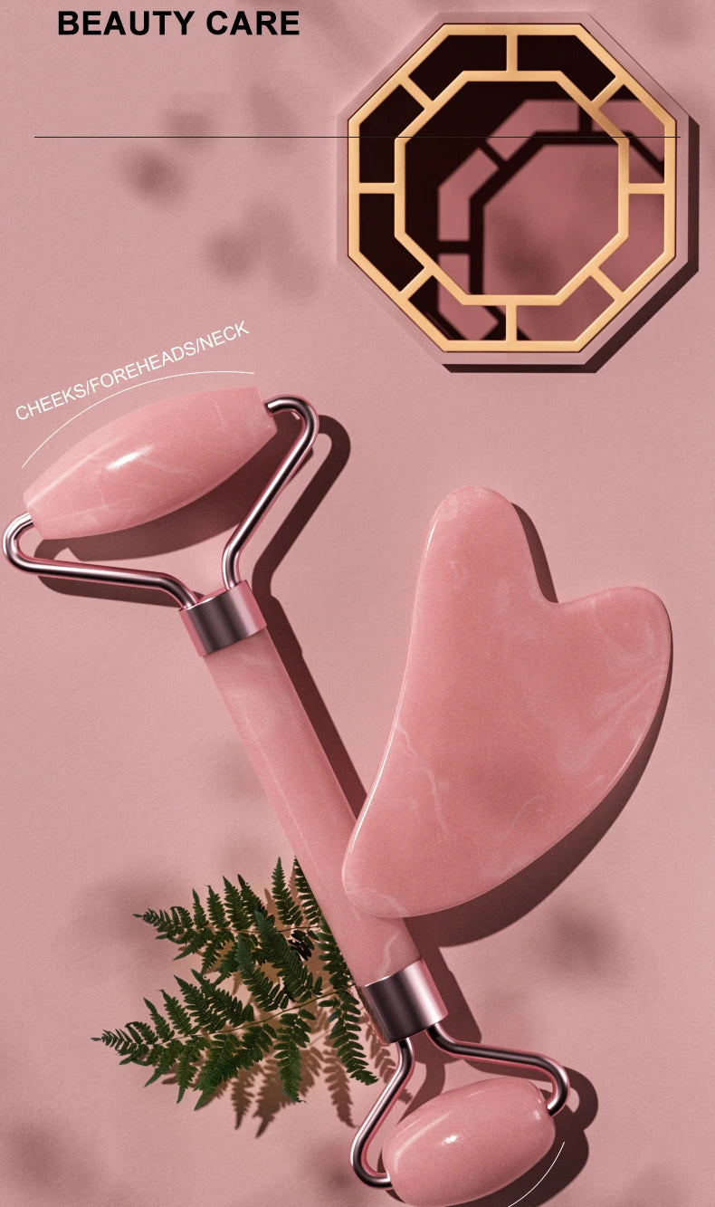 LUXE LINE Facial Roller & Gua Sha Massage Tool