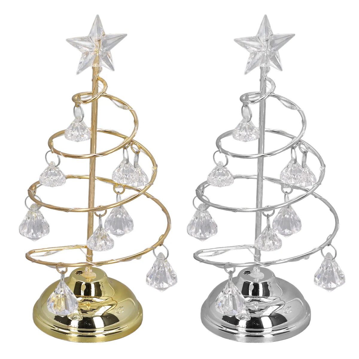 Crystal LED Christmas Tree Night Light