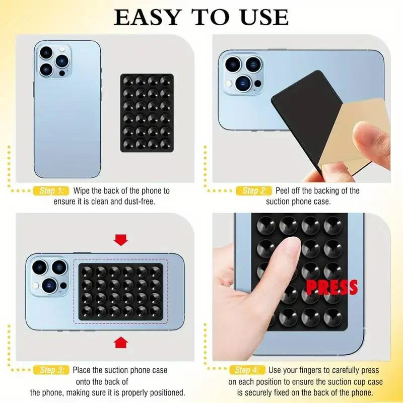 LUXE LINE Silicone Suction Cup Phone Holder Mat