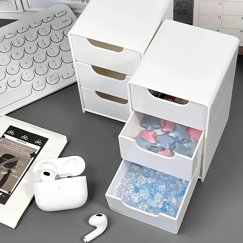 LUXE LINE 3-Tier Desk Organizer with Drawers – Office, Jewelry & Cosmetics Storage