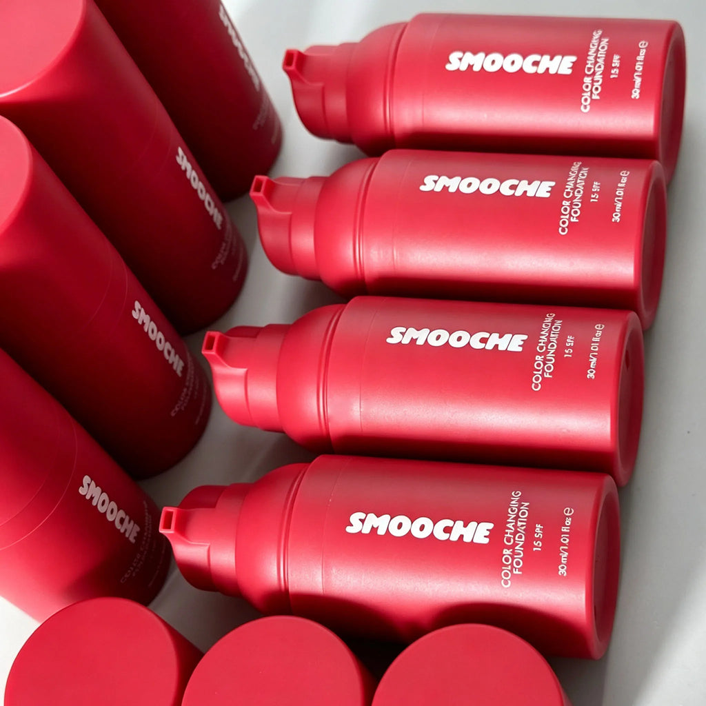 SMOOCHE Concealer Set Skin Tone Adaptive Color Changing Liquid Foundation Lightweight Moisturize Natural Skin Tone Face Makeup