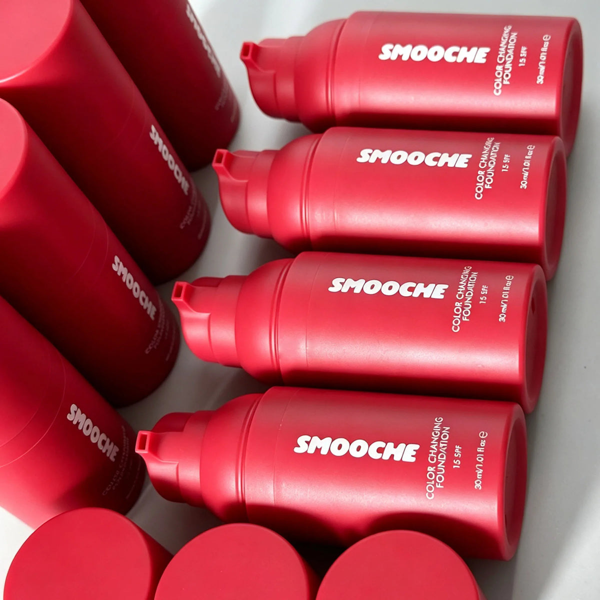 SMOOCHE Concealer Set Skin Tone Adaptive Color Changing Liquid Foundation Lightweight Moisturize Natural Skin Tone Face Makeup