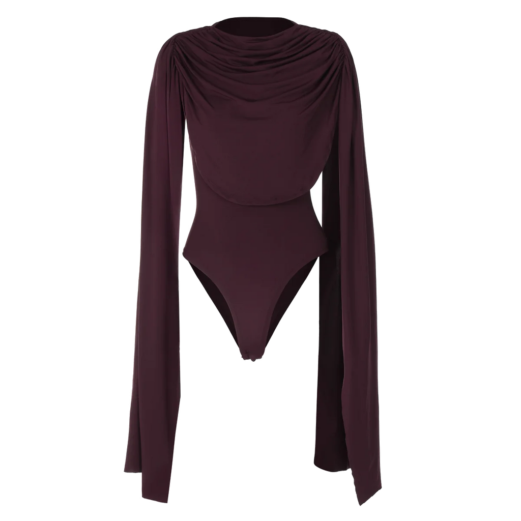 Hugcitar Ruched Bodysuit Romper