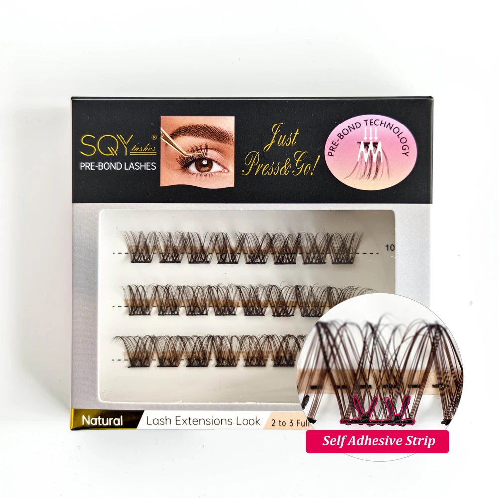 Press-On Self-Adhesive Lash Clusters | Luxe Line Shop