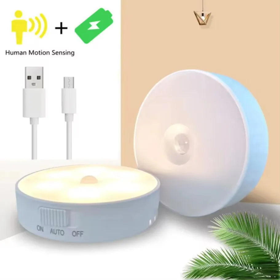 LUXE LINE Motion Sensor Round USB Night Light