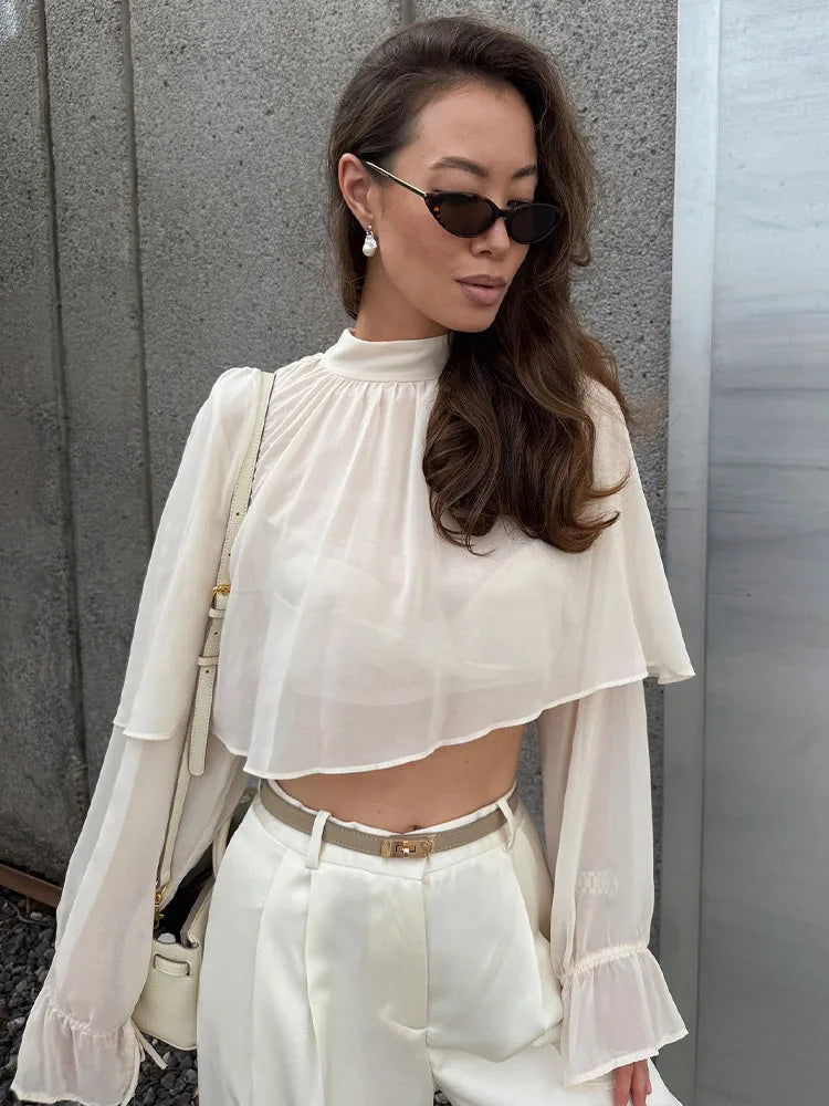 Women Temperament Layered Blouse