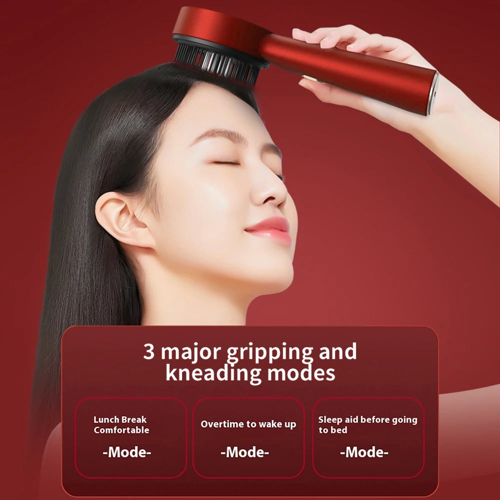 LUXE LINE Scalp Massage Comb with Red Light