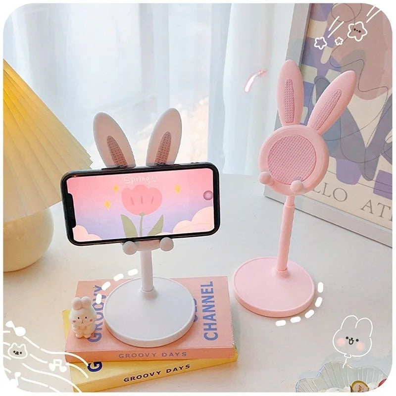 LUXE LINE Cute Rabbit Adjustable Desktop Phone Stand