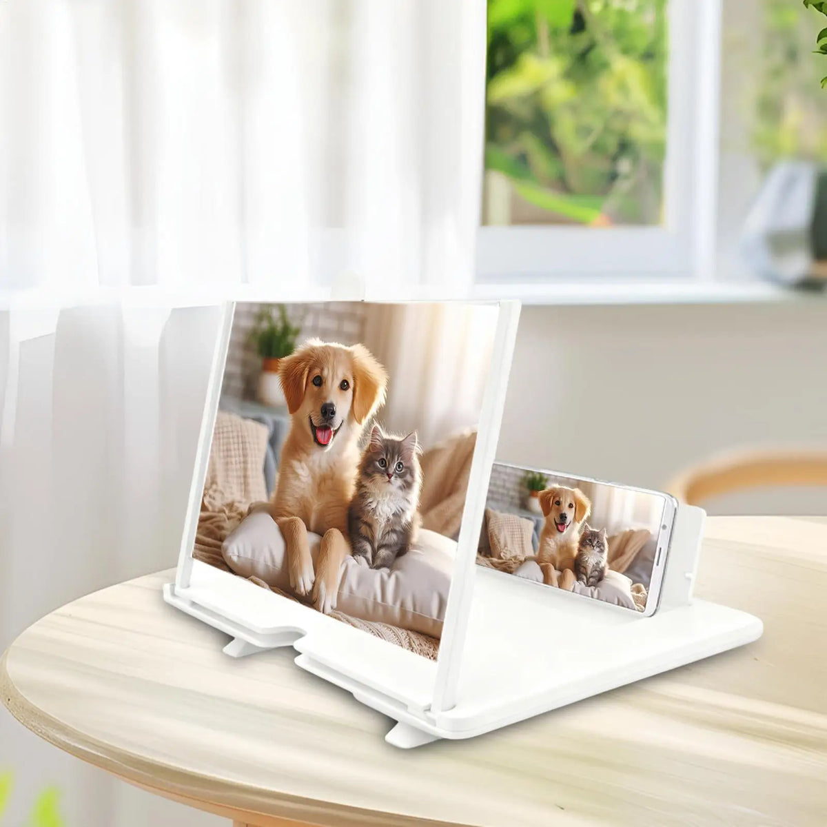 18 Inch 3D HD Mobile Phone Screen Magnifier Movie Stand Amplifier optical magnification Phone Holder 3D HD Movie Video Stand
