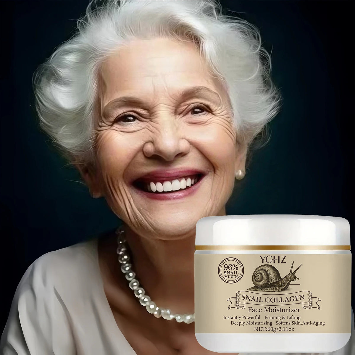 Snail Secretion Collagen Cream 60g