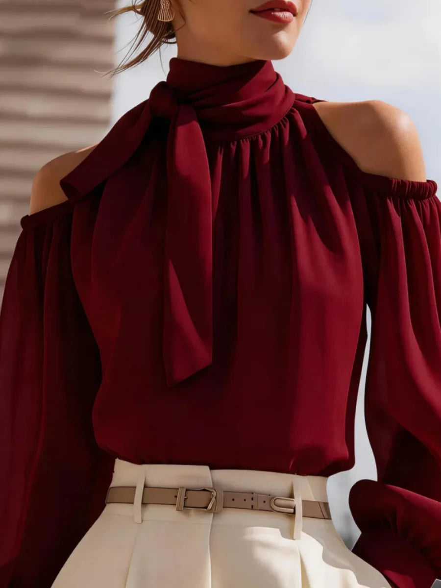 Women White Off Shoulder Blouse