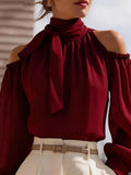 Women White Off Shoulder Blouse