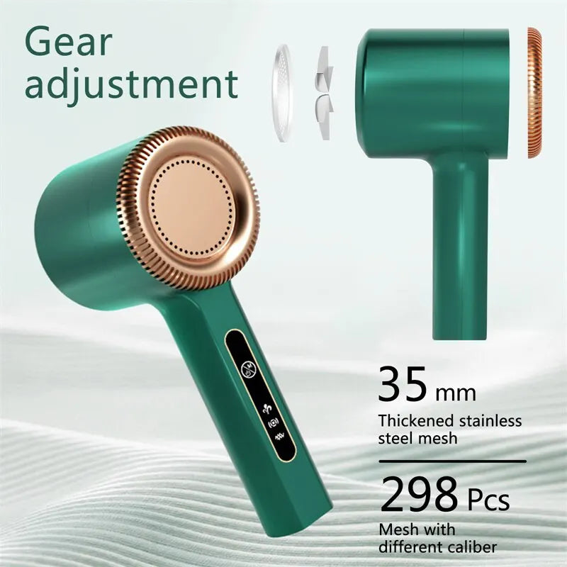 LUXE LINE USB Rechargeable Lint Remover & Fabric Shaver