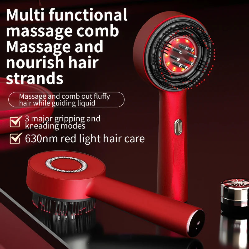 LUXE LINE Scalp Massage Comb with Red Light