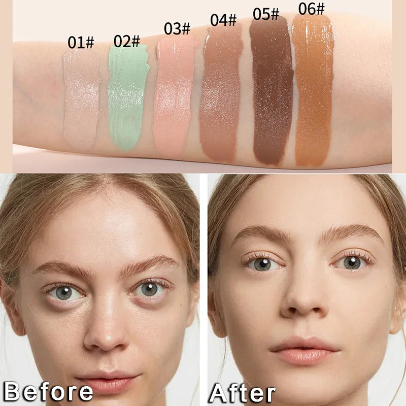 Matte Flawless Face Concealer Speckle Tattoo Cover Up Skin Bronzer Corrector Foundation Full Coverage Makeup Focallure Cosmetic