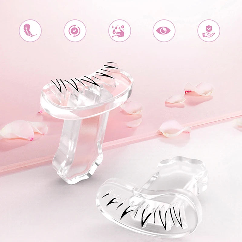 Lower Eyelash Stamp Stencil With Handle