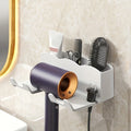 LUXE LINE Hair Dryer Storage Rack – Wall Mount, No Drill