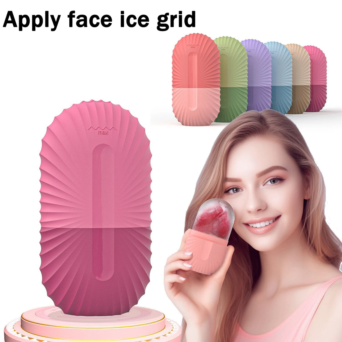 Ice Face Roller Silicone Mold for Eye Puffiness & Pore Tightening