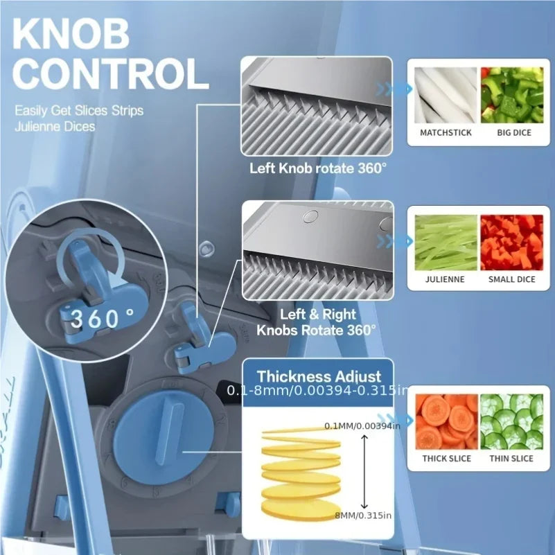 LUXE LINE Safe Vegetable Slicer & Chopper