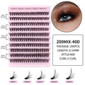 10 Rows Cluster Lashes 30/40/60/80D | Luxe Line Shop