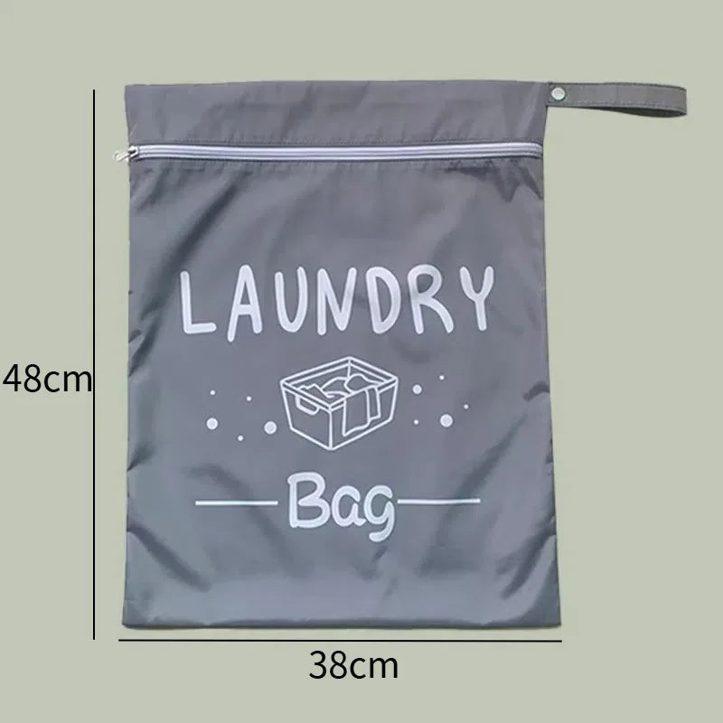Portable Dirty Clothes Storage Bag Laundry Bags Oxford Waterproof Storage Pouch For Swimming Fitness Beach Clothes Organizer Bag