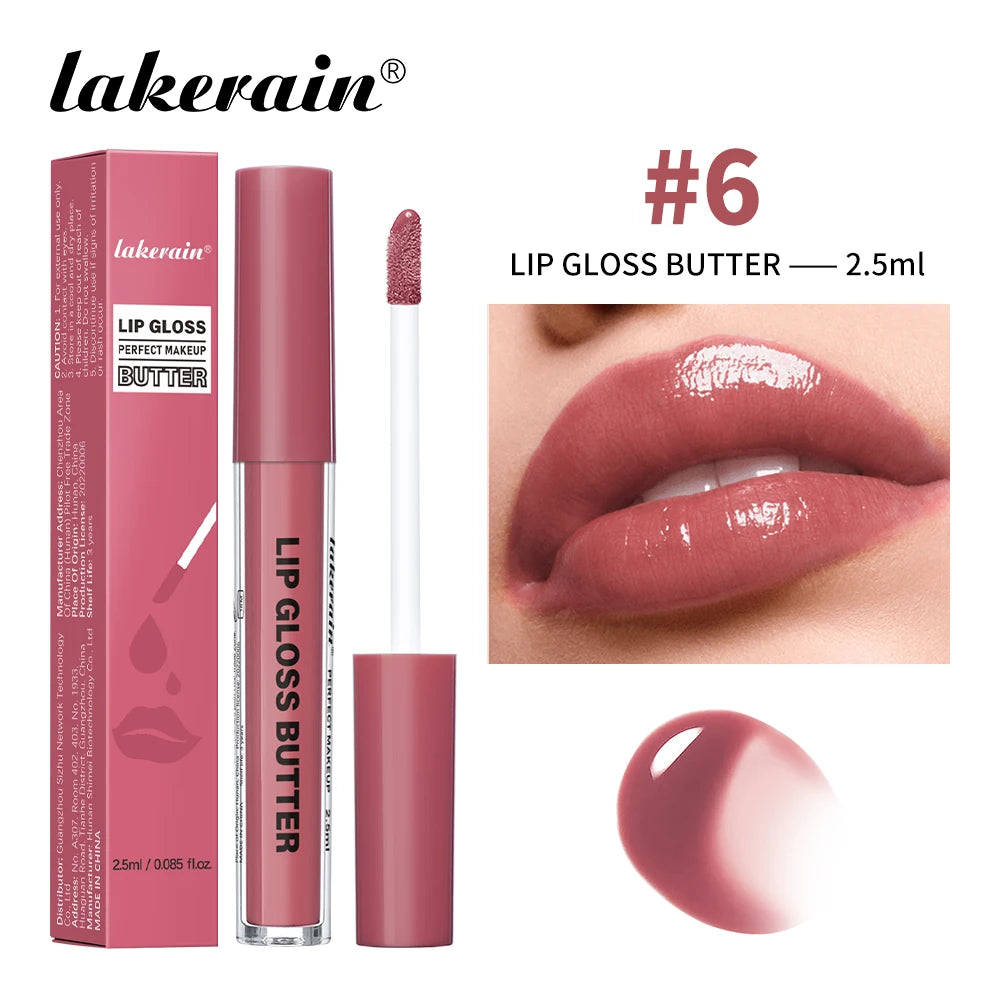 Lakerain Butter Lip Gloss Long-Lasting